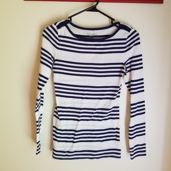 10 for $25 - Old Navy Striped Longsleeve Shirt - Picture 1 of 3